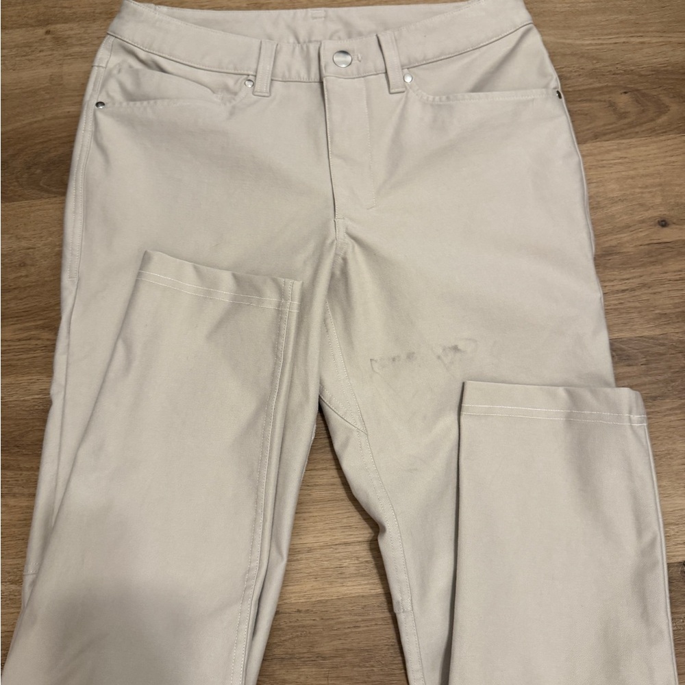 lululemon athletica Men's Cream Straight Leg Pants